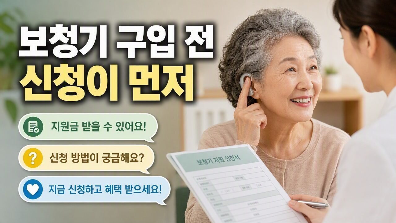 보청기 지원금 신청, 구입 전과 후 절차가 달라지는 시점과 놓치기 쉬운 서류