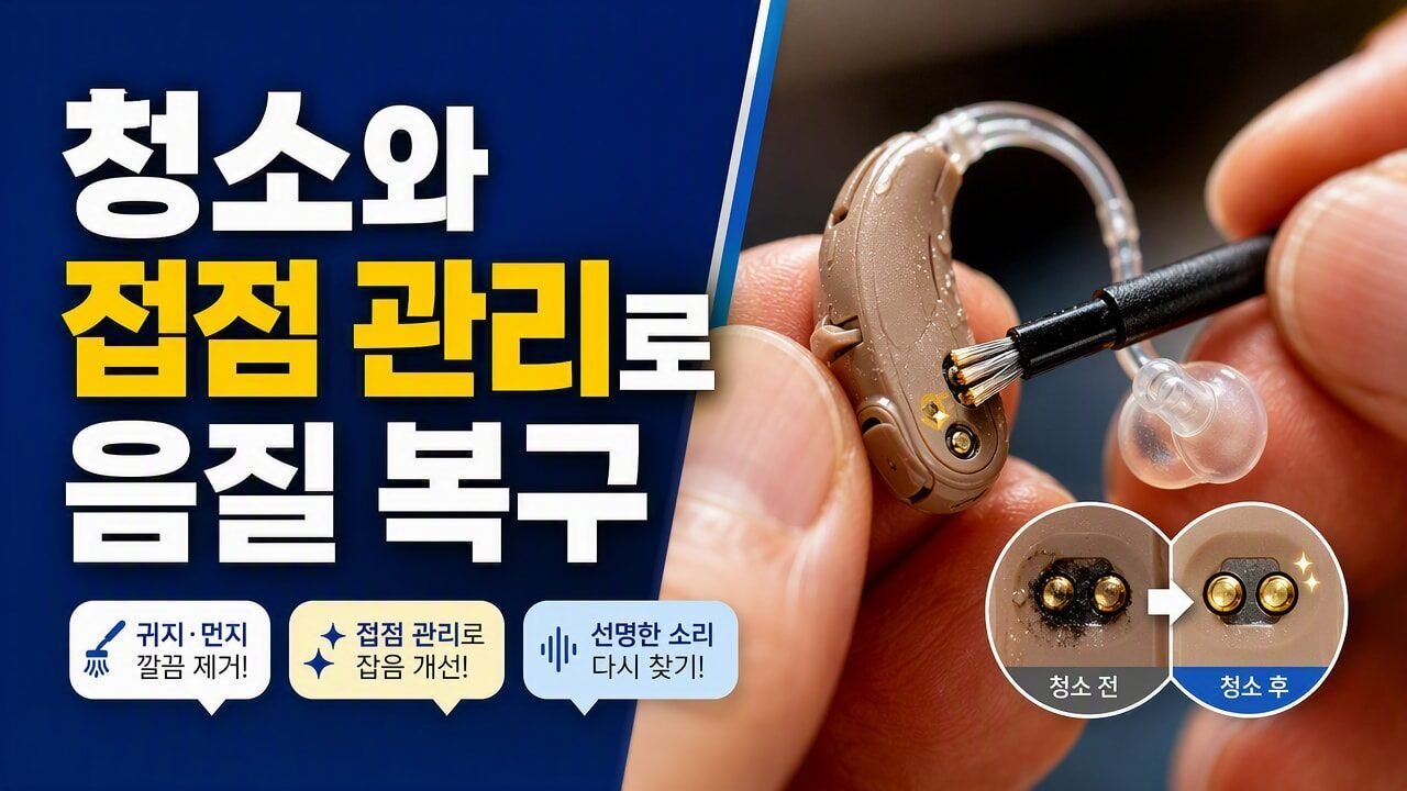 보청기 소리가 점점 작아지는 듯하면 배터리 말고 먼저 할 확인, 청소·접점 관리 체크