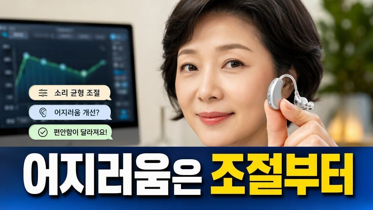 보청기 착용 후 어지러움이 생길 때, 피팅 전에 확인하면 좋은 이럴 땐 조절 항목은?