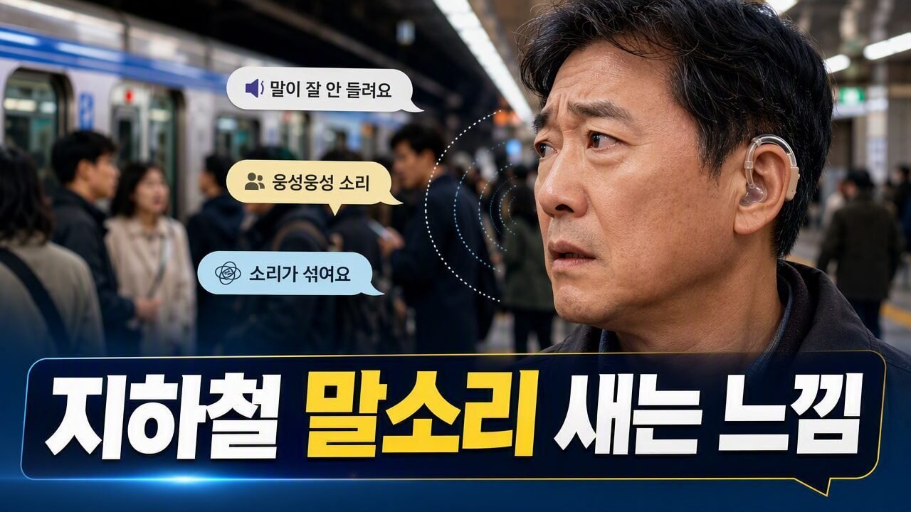 보청기 착용 후 지하철에서 말소리가 새는 느낌, 소리보다 먼저 점검할 4가지 조절 포인트